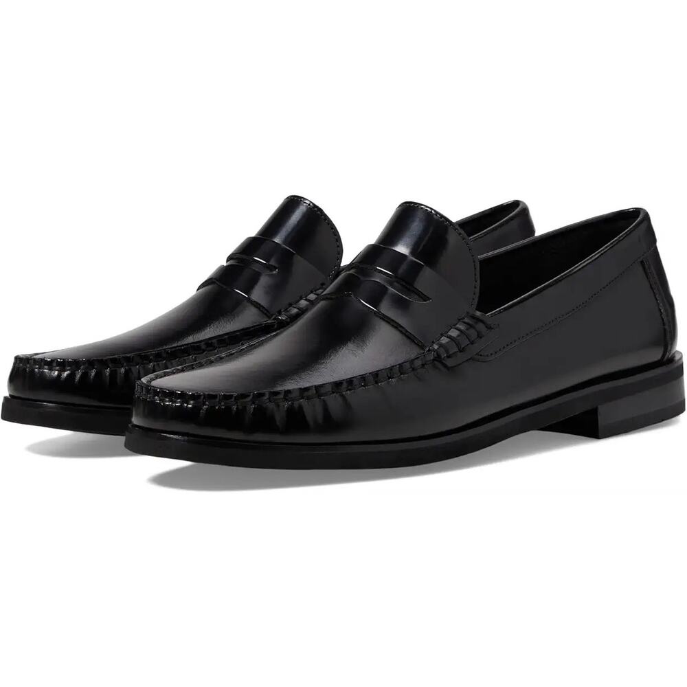 Florsheim Mens Berkley Flex Penny Loafers US 12 D EU 45 Black Leather EUC